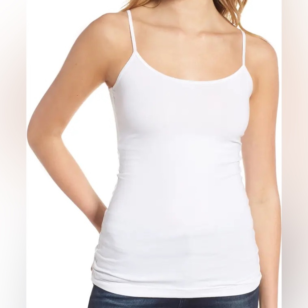 BP Nordstrom Cotton White Cami Tank Top